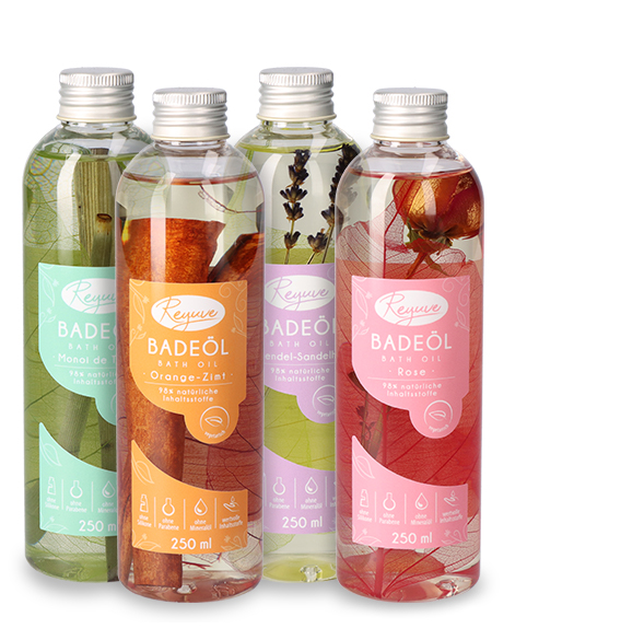Reyuve Naturkosmetik Badeöl natürliche Inhaltsstoffe