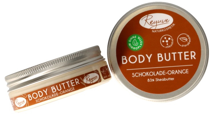 REYUVE Naturkosmetik Body Butter Schokolade Orange